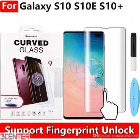 برچسب گلس یو وی سامسونگ UV Nano Glass Samsung Galaxy S10